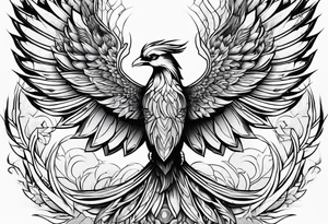 Phoenix tattoo idea