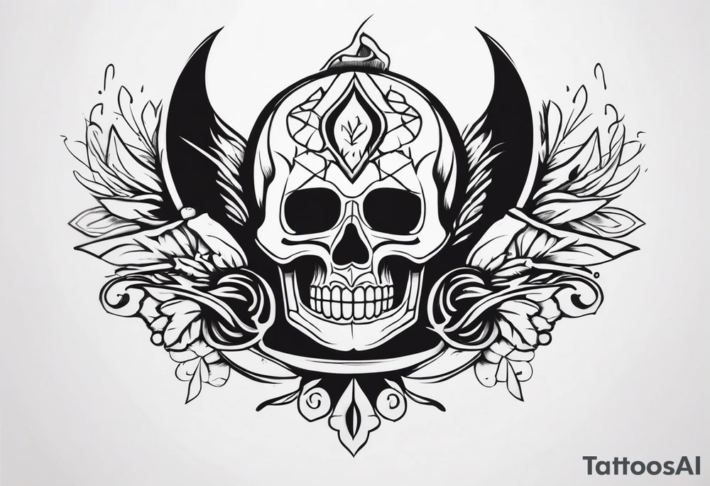 Que represente la lucha, el esfuerzo y la muerte de manera minimalista tattoo idea