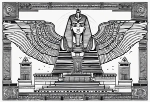 Gates of heaven,Egyptian tattoo idea