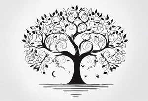 Family tree tattoo idea