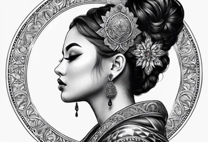Wisdom and intelligence tattoo idea