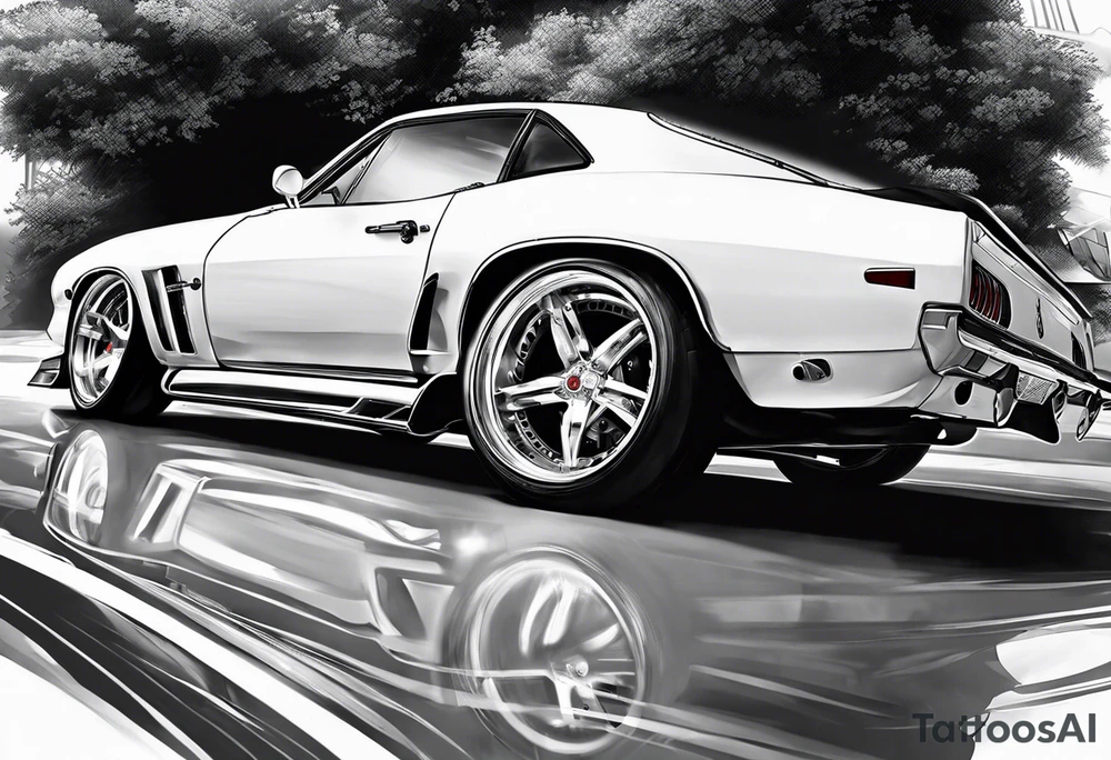 Paul walkers car tattoo idea