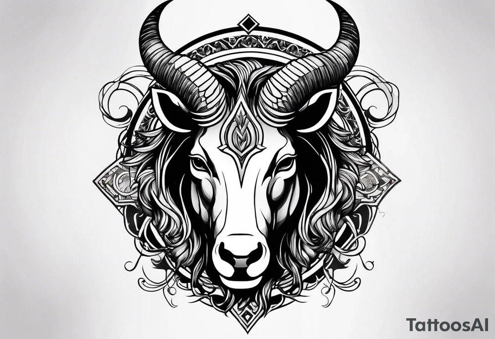 Anonymous capricorn tattoo idea