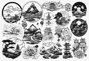 “I took another step, as I walk out the door on this endless road behind me” tattoo idea