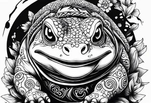 Jiraiya Naruto Gamakichi toad tattoo idea
