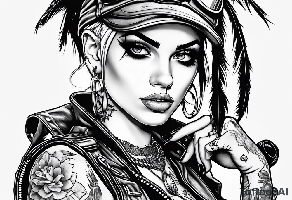 Tank girl tattoo idea