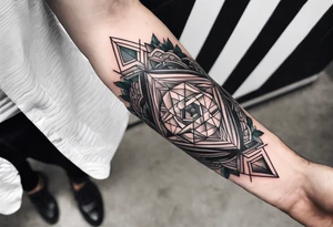 British, forearm tattoo, geometric, subtle, men, culture, iconic tattoo idea