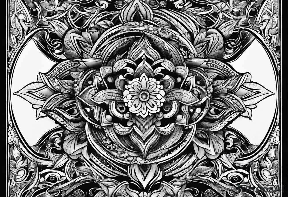 Drapery fabric tattoo idea