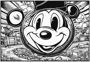 Jesus Christ
Is jackhammering Mickey Mouse in the doo-doo hole
With a lawn dart as Garth Brooks gives birth to something
Resembling a cheddar cheese log with almonds on Santa Claus's tummy-tum tattoo idea