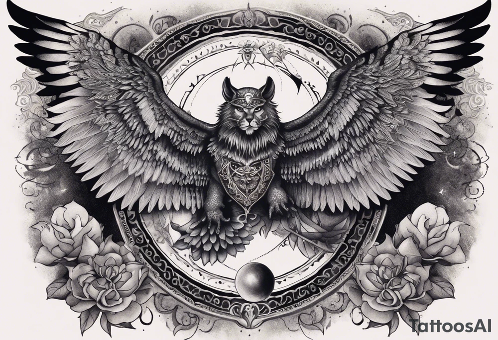 black kali, goddess pirate, alien, angel, pachamama, valkrye, warrior, flying, skull, lotus azul, wing, eagle, zenza resonance, stars, 5D, anahata chakra, death, durga, riding on a tiger, flying lady, kundalini, chest tatoo tattoo idea