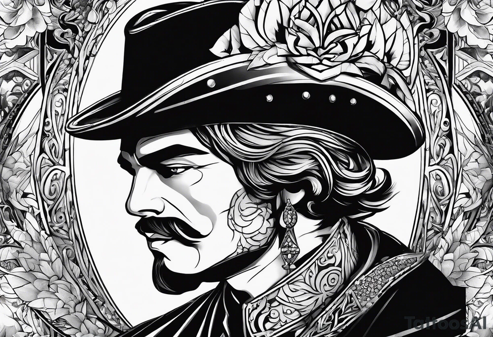guy faux tattoo idea