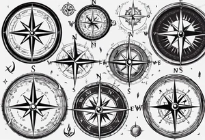 Compass tatoo tattoo idea