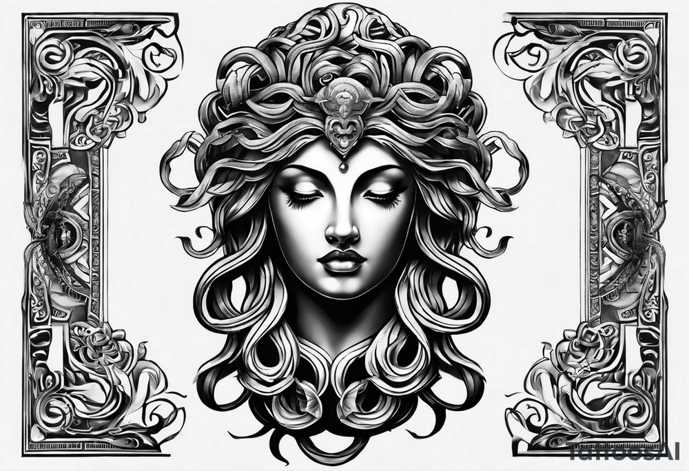 Medusa tattoo on arm for mens something small enough for forearm tattoo idea