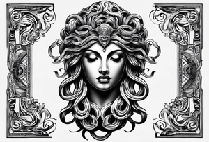 Medusa tattoo on arm for mens something small enough for forearm tattoo idea