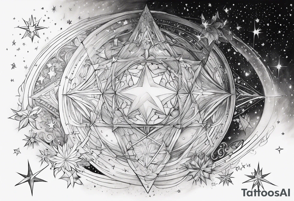 Constellation of stars January 3rd 2003 tattoo idea