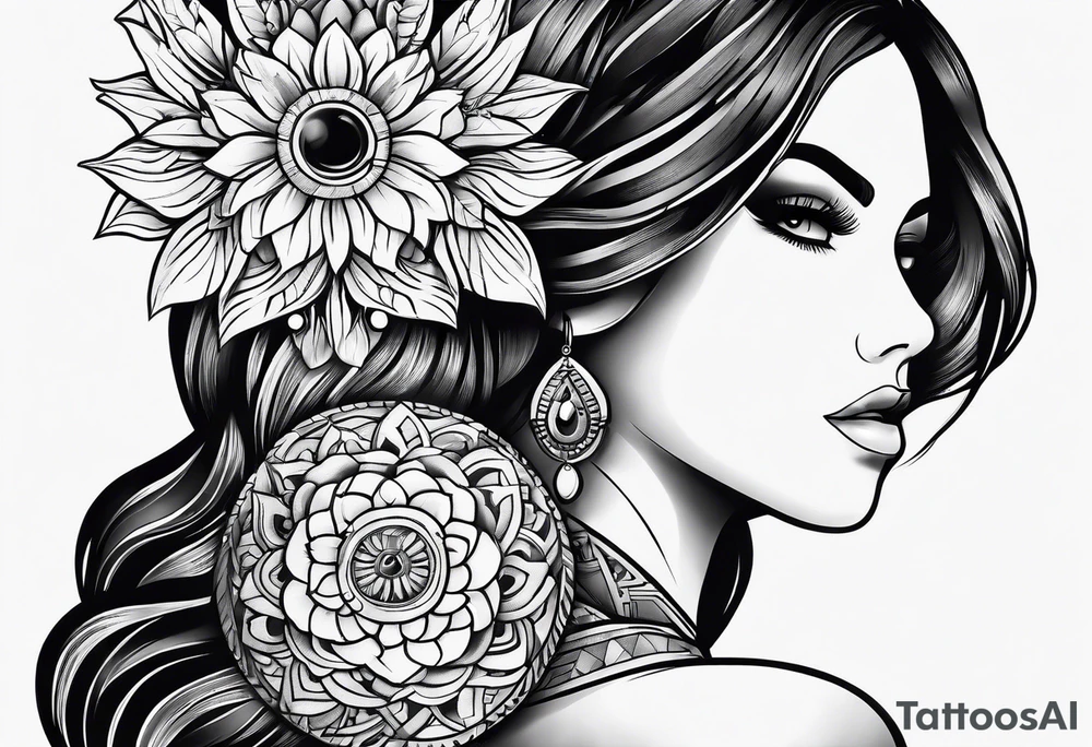shoulder tattoo half sleeve tattoo idea