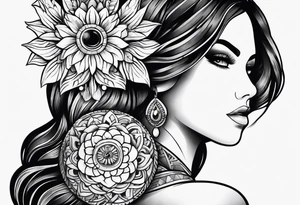 shoulder tattoo half sleeve tattoo idea