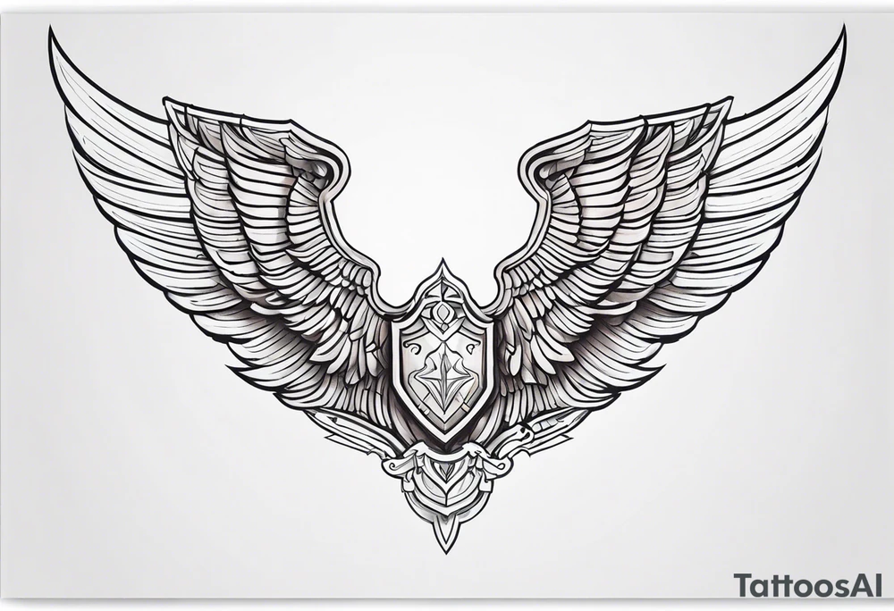 Valkyrie wing tattoo idea