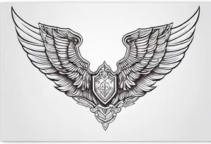 Valkyrie wing tattoo idea