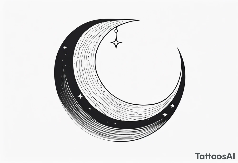 Crescent Moon tattoo idea