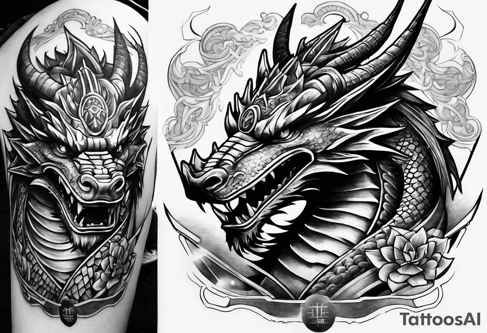 Dragon shogun star wars army tattoo idea