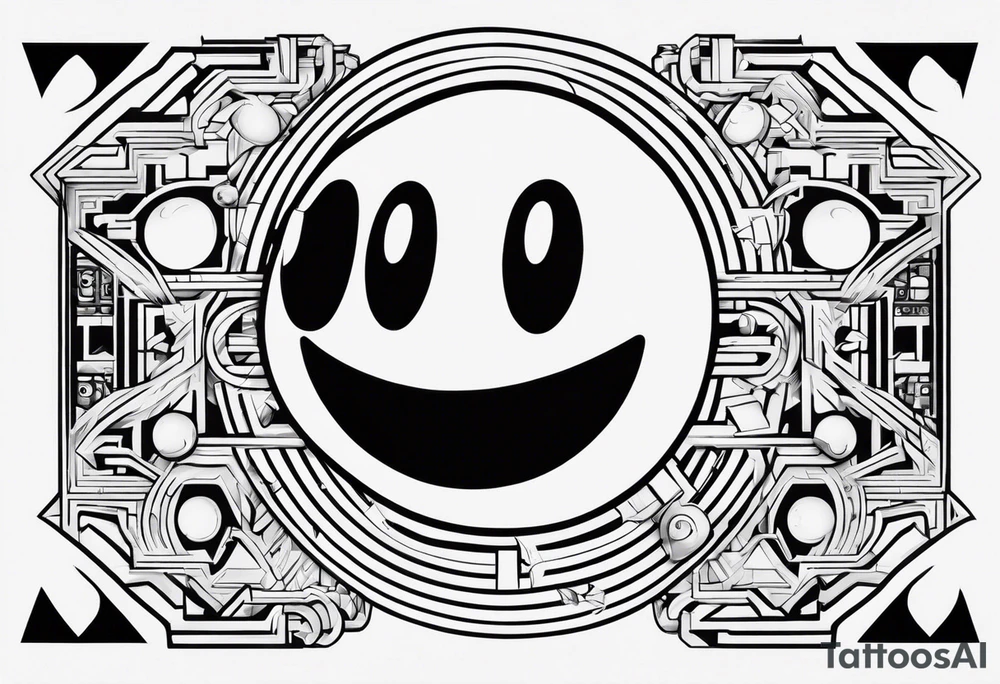 Pac-Man tattoo idea