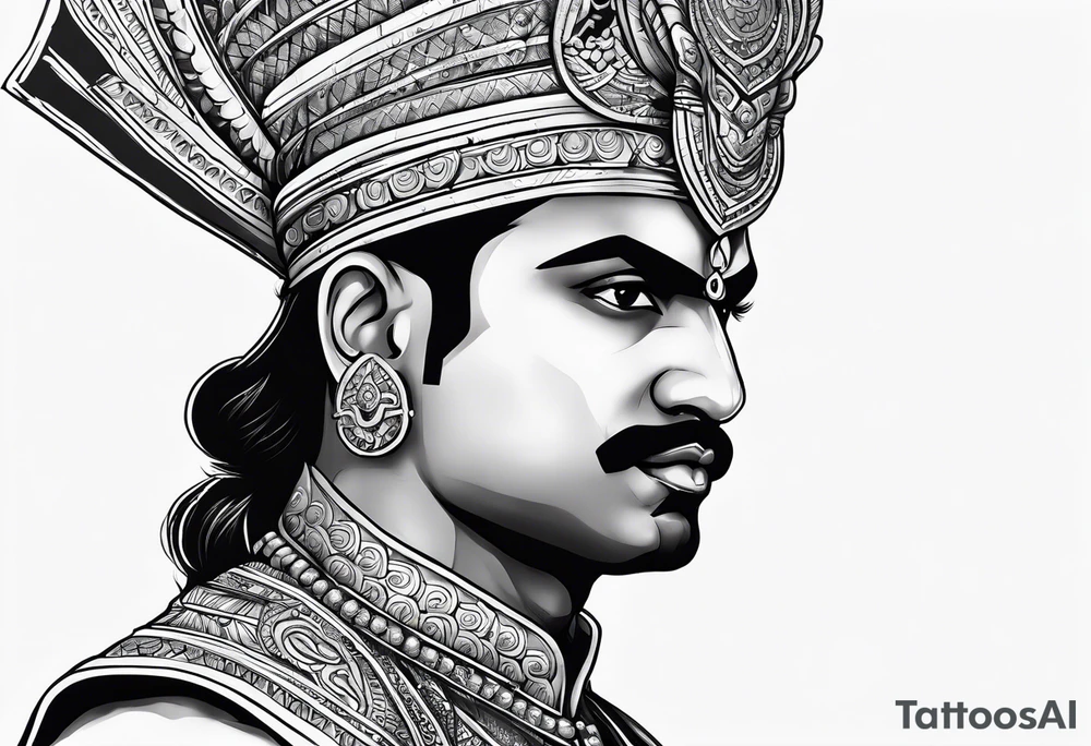 Story of karnan tattoo idea