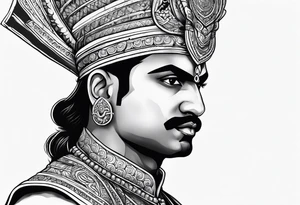 Story of karnan tattoo idea