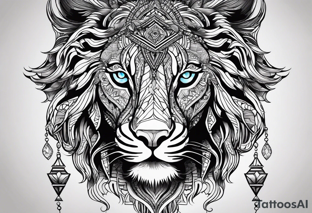 Феникс в траве, на фоне брызги акварелью tattoo idea