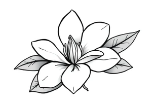 Magnolia flower, Mississippi tattoo idea