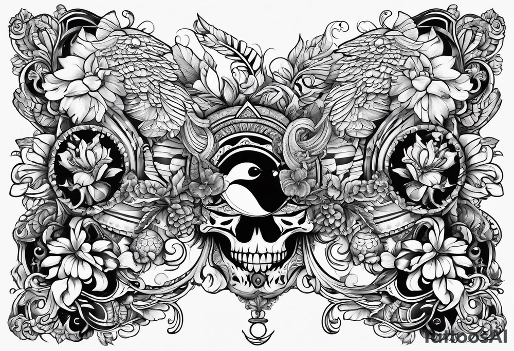 Something inspired by Spanish, Portuguese and English tattoo idea