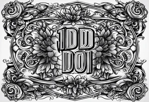 “I’d do it” written in cursive tattoo idea