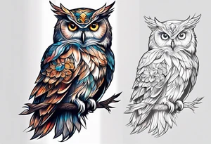 Owl Mage tattoo idea