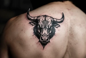 Wall Street bull tattoo tattoo idea