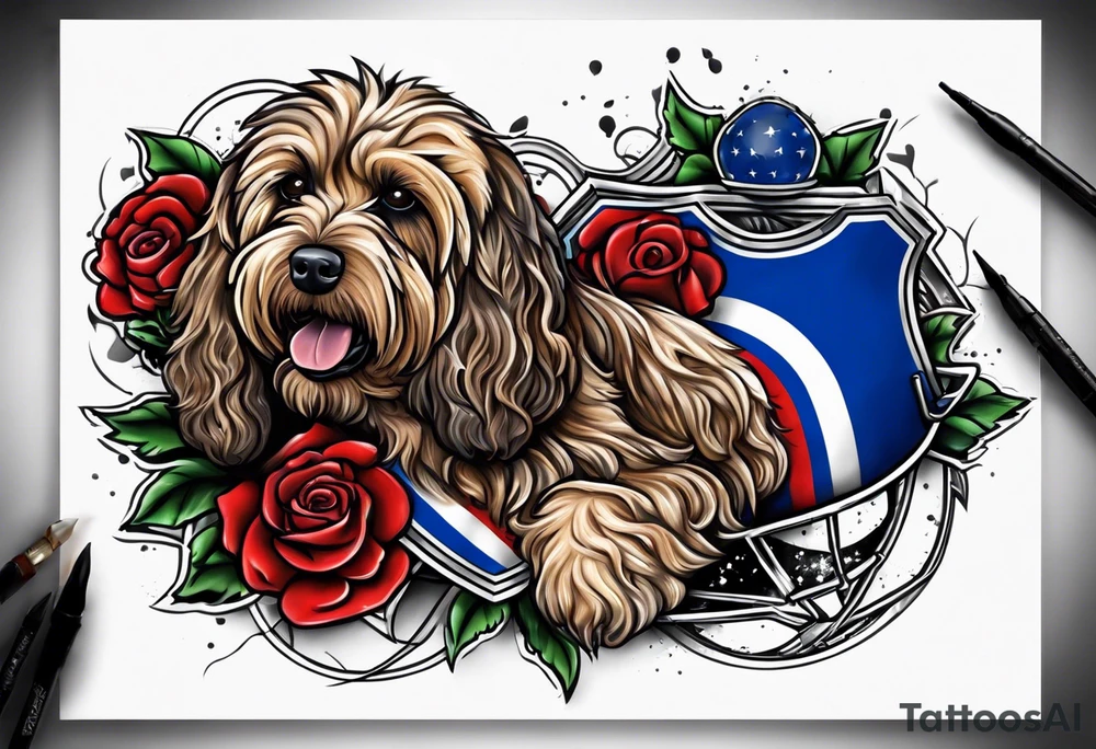 New York Rangers
Cockapoo tattoo idea