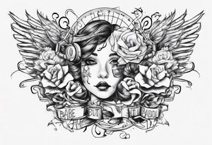 Babe, Fuck around find out but written in music. tattoo idea