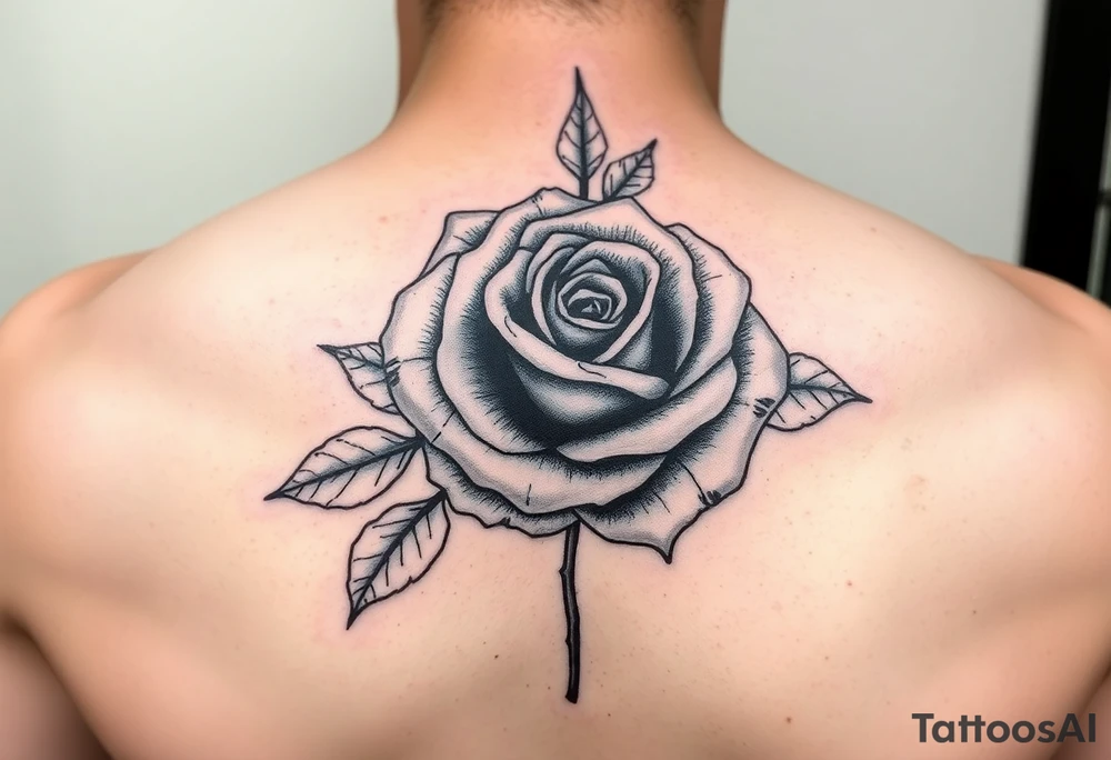 Rose tattoo idea