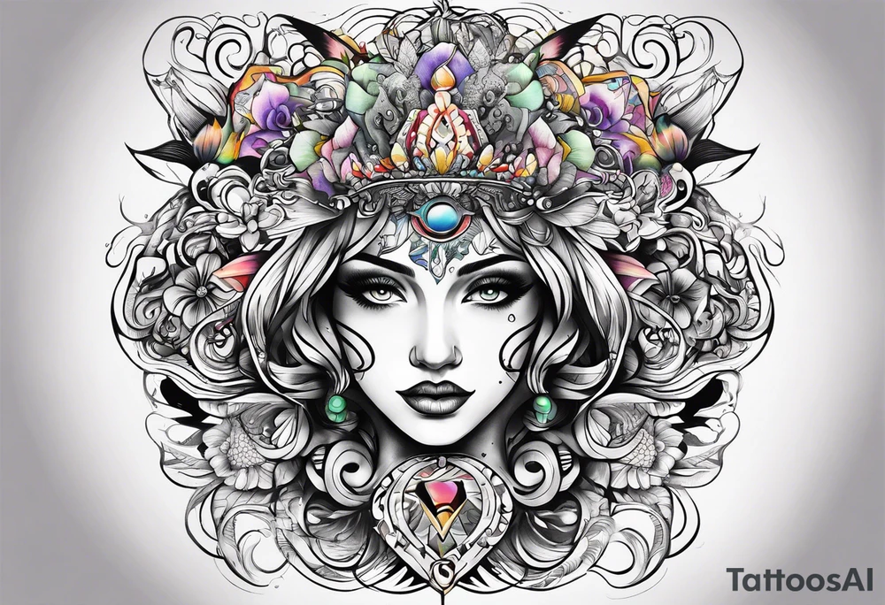 Skye name fonts tattoo idea