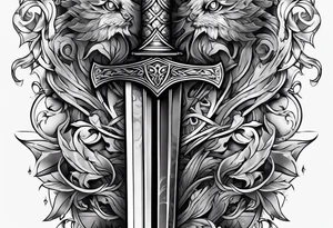 Viego's sword for lower arm tattoo idea