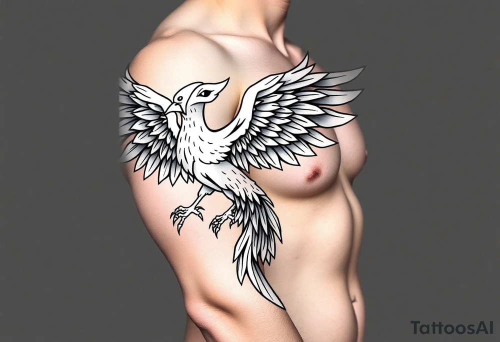 Phoenix tattoo idea