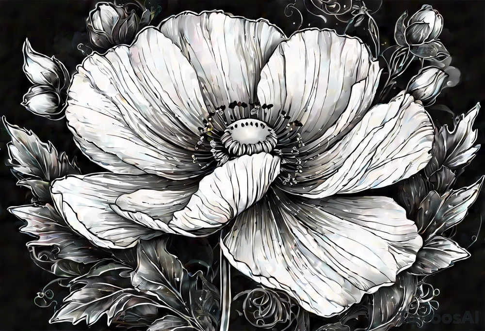Cosmos, Poppy’s tattoo idea
