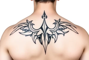 carribean tribal back tattoo tattoo idea