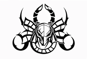 Iconic character Scorpion from Mortal Kombat game tattoo idea