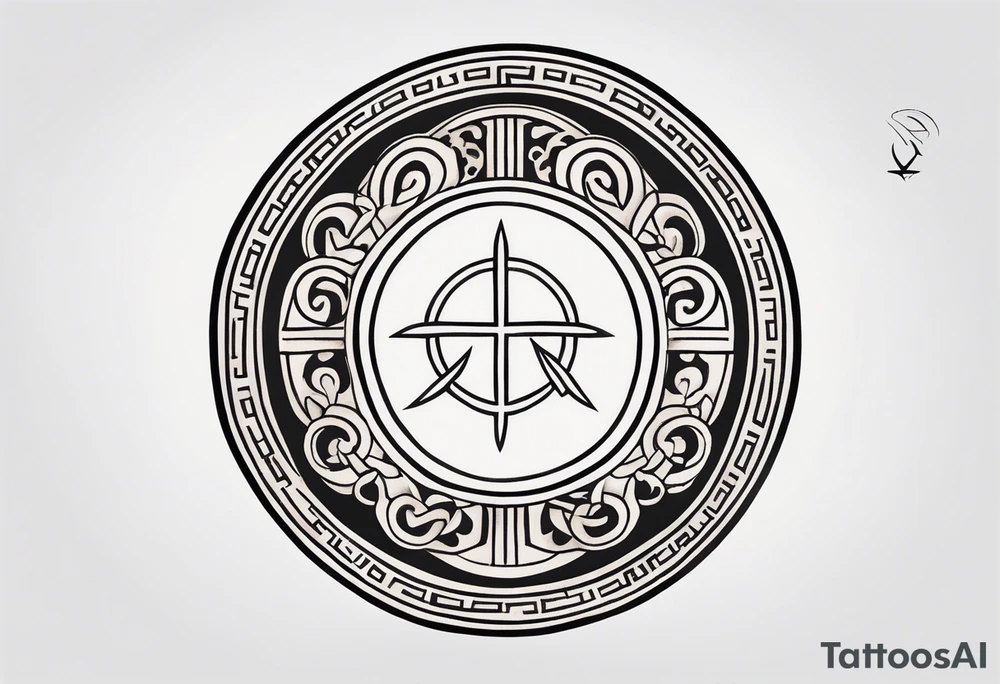 Ancient greek symbol tattoo tattoo idea