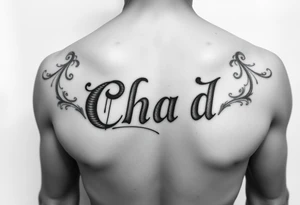 The name Chad tattoos left breast from a fenale tattoo idea
