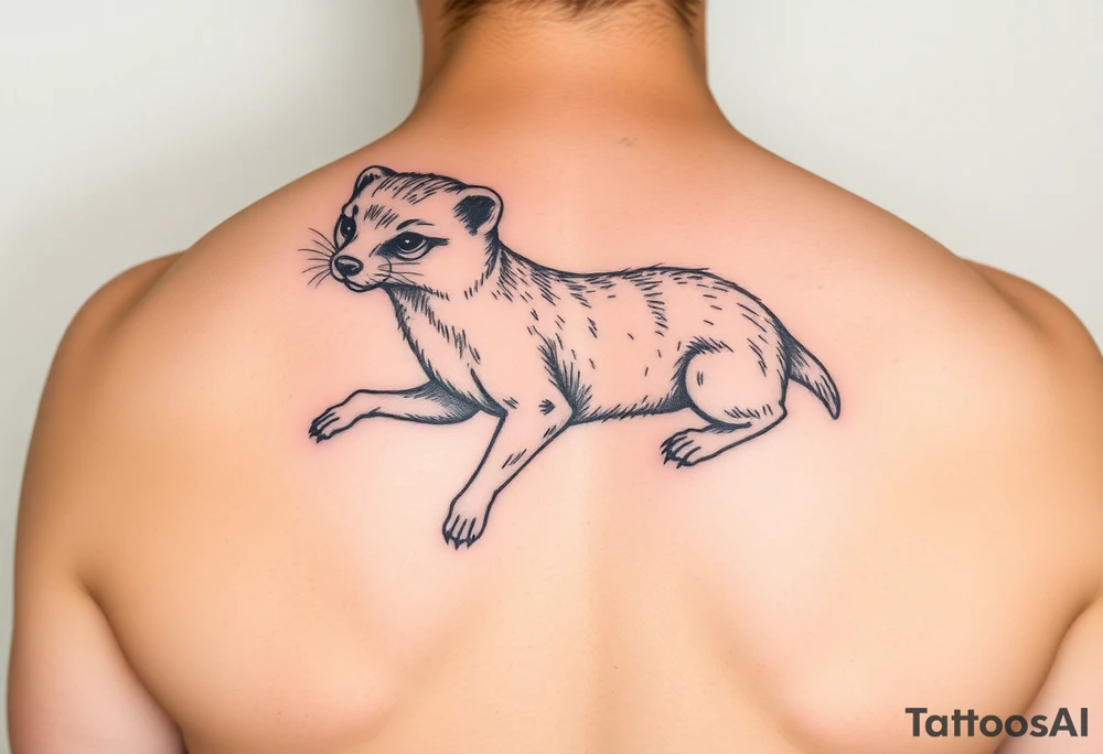 Weasel tattoo idea