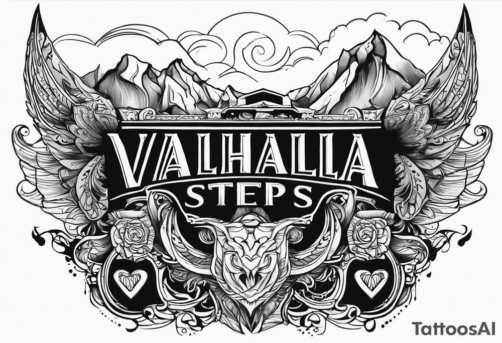 Valhalla 
 steps tattoo idea