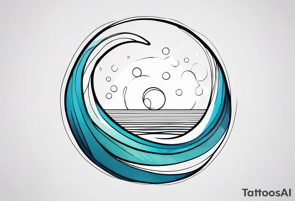 Water ripple tattoo idea