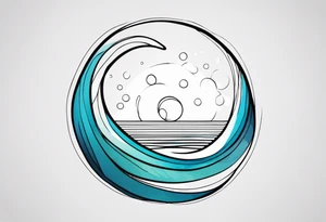 Water ripple tattoo idea