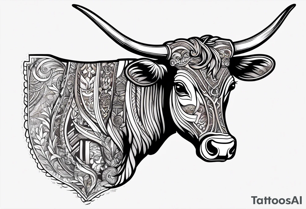 cybersigilism Longhorn
With “512” on top of head tattoo idea